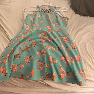 florals dress size large new